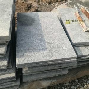 Blue Limestone Flamed and Tumbled Pavers