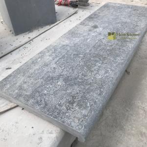 Blue Limestone Flamed Rebated Bullnose Swimming Pool Coping